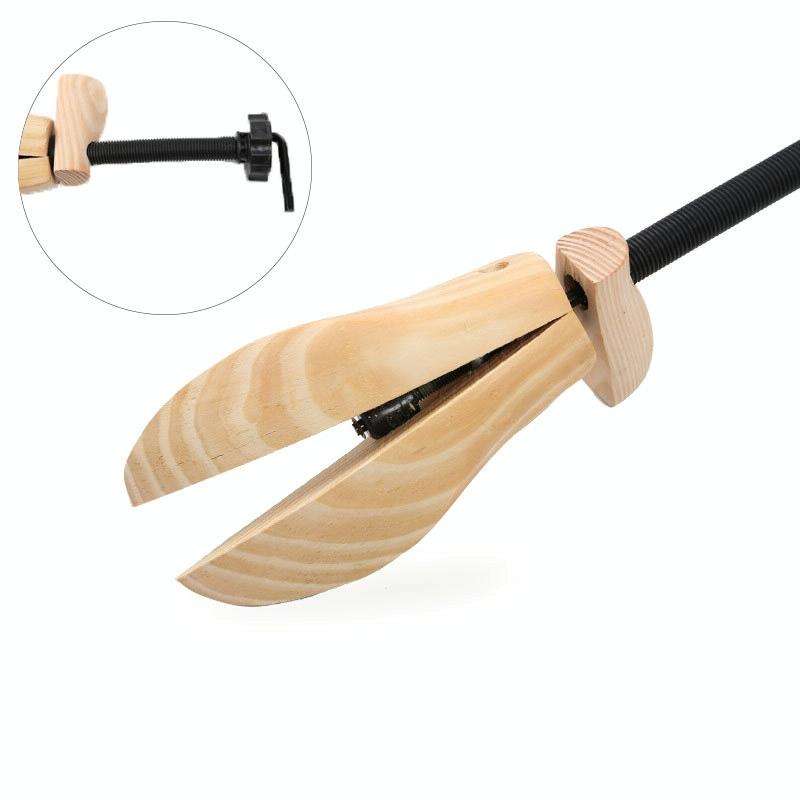 Pine Wood Unisex Fixed Fits Support Stretcher Shaper Shoes Expander , Size: S34-37Yards