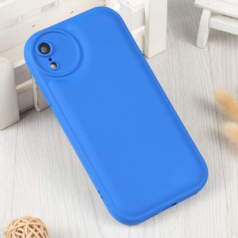 For iPhone XR Liquid Airbag Decompression Phone Case(Blue)