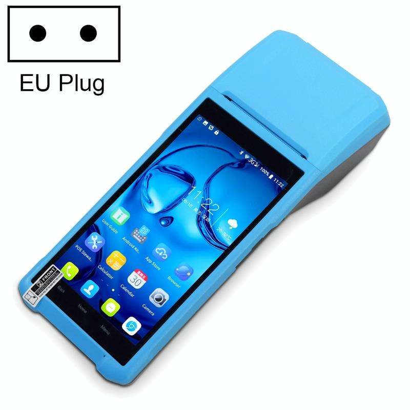 POS-6100 5.5 inch Handheld Android Smart Scan Code Cash Register Thermal Printing Machine PDA Ter...