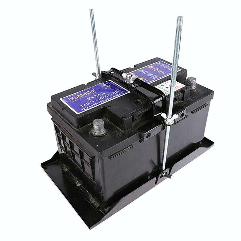 Car Universal Battery Bracket Adjustable Battery Fixed Holder + Base Tray, Size:28.5cm Base + 19c...