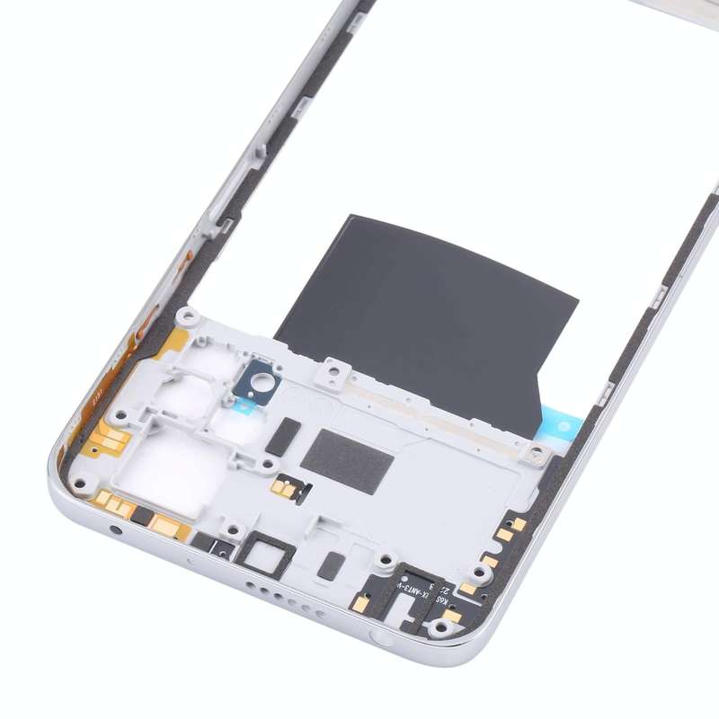 Middle Frame Bezel Plate for Xiaomi Poco X4 Pro 5G/Redmi Note 11E Pro(Silver)