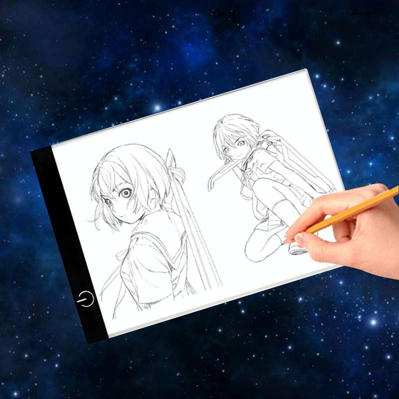 5W 3.5mm Ultra-thin USB A4 Paper LED Copy Pad Dimmable Digital Board Copy Desk Art Drawing Tracin...