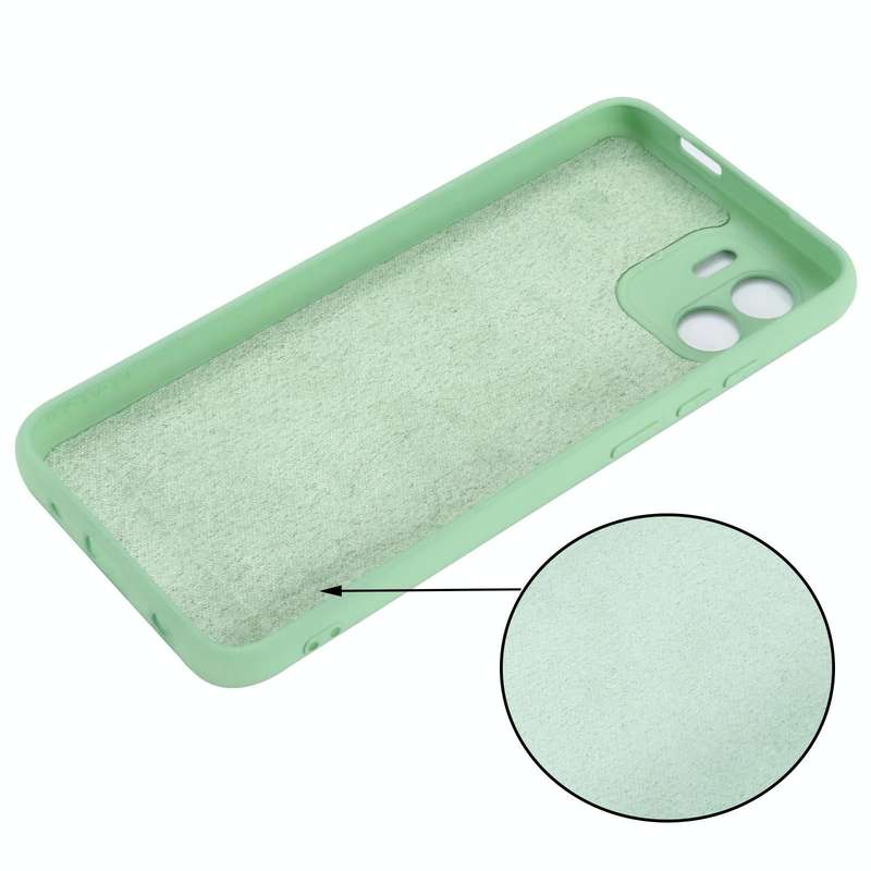For Xiaomi Redmi A1 / A2 Pure Color Liquid Silicone Shockproof Phone Case(Green)