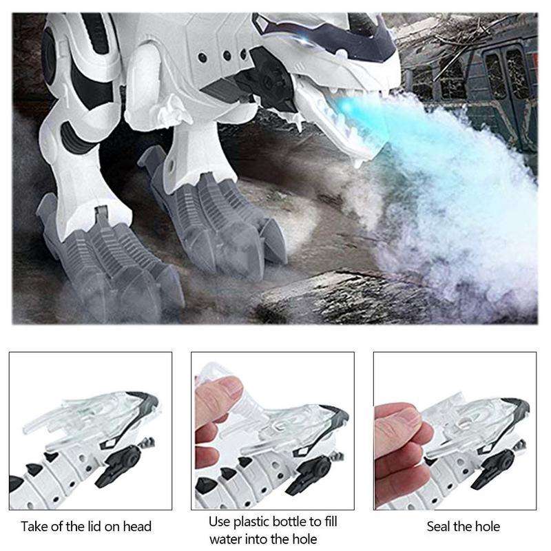 Mechanical Toys White Spray Electric Dinosaur Mechanical Pterosaur Dinosaur World Toy Dinosaur Mo...
