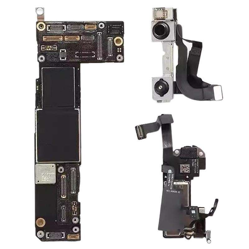 For iPhone 12 128GB Original Unlocked Mainboard Single SIM E-SIM US Version with Face ID