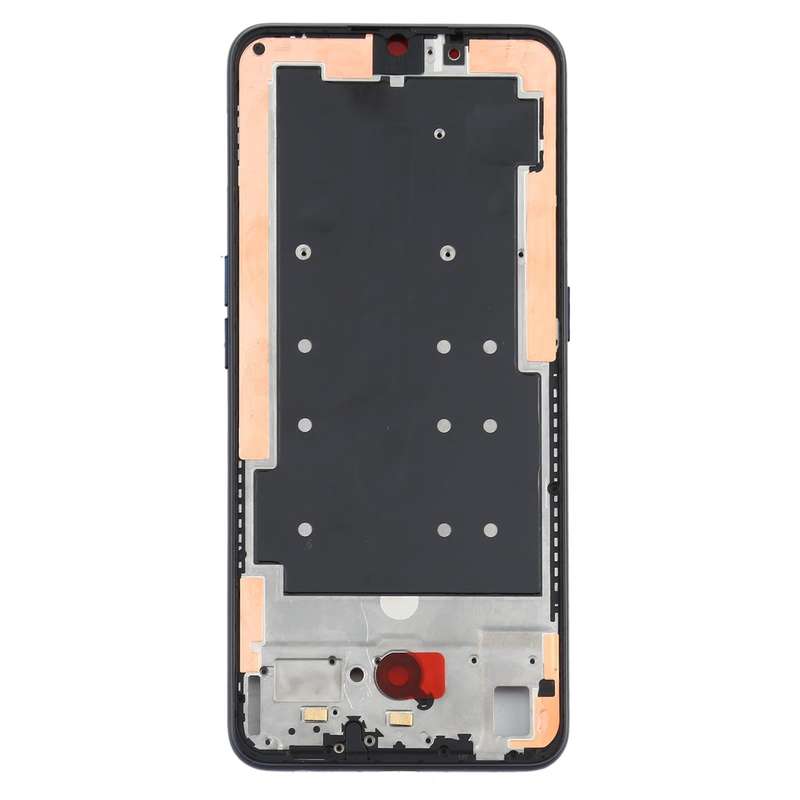 For OPPO Reno3 5G/Reno3 4G PCHM30 CPH2043 Front Housing LCD Frame Bezel Plate (Black)