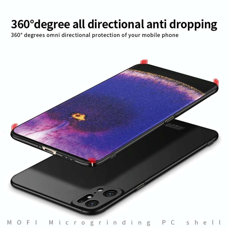 For OPPO Find X5 Pro MOFI Frosted PC Ultra-thin Hard Case(Gold)