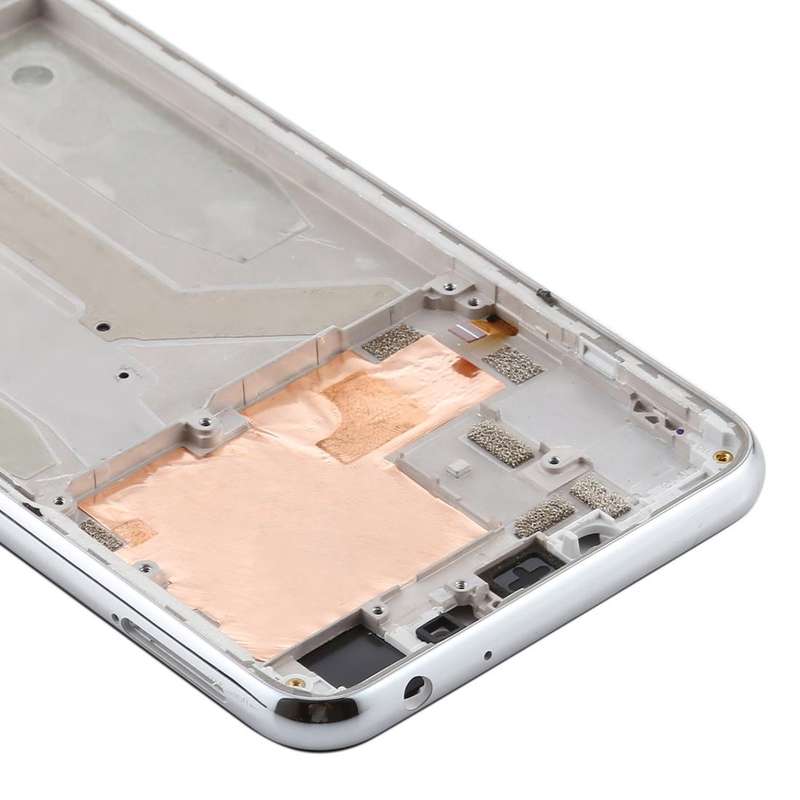 Front Housing LCD Frame Bezel Plate for Motorola Moto One (P30 Play) (Silver)
