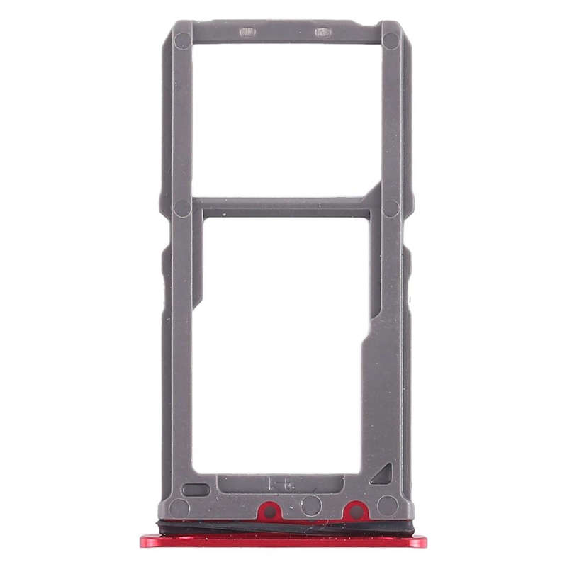 For Vivo X21 SIM Card Tray + SIM Card Tray / Micro SD Card Tray (Red)