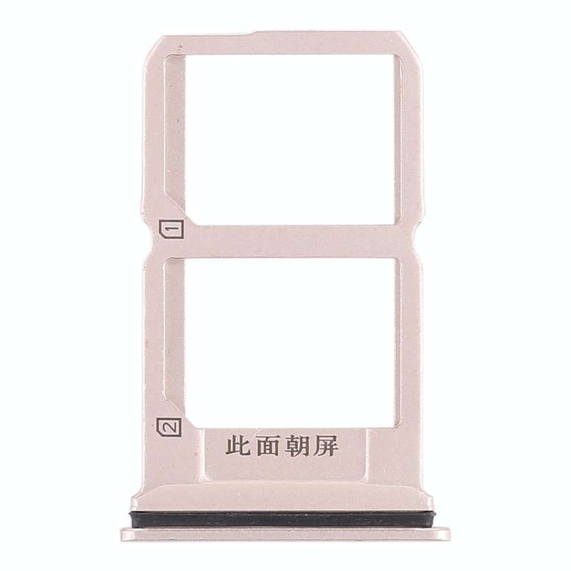 For Vivo X9s Plus 2 x SIM Card Tray (Gold)