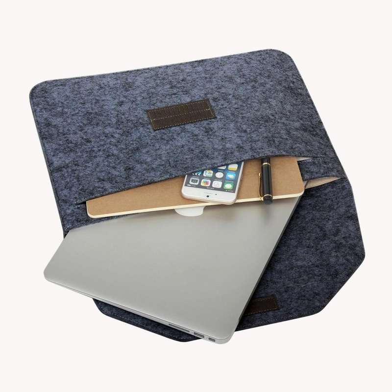 11.6 inch Universal Fashion Soft Sleeve Bag Case Tablet Laptop Felt Bag for MacBook Air 11.6 inch...
