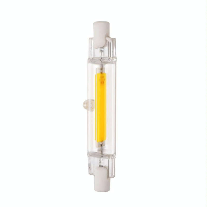 R7S 5W COB LED Lamp Bulb Glass Tube for Replace Halogen Light Spot Light,Lamp Length: 78mm, AC:22...