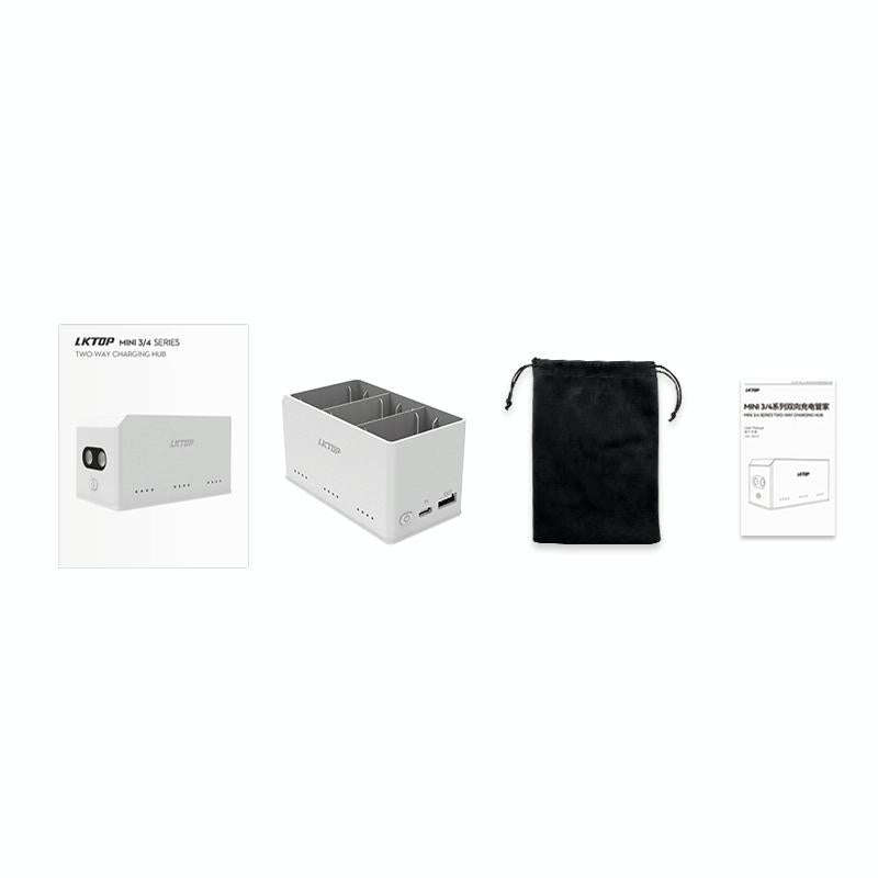 For DJI Mini 4 Pro / Mini 3 Pro Drone LKTOP 37W Two Way Charging Hub