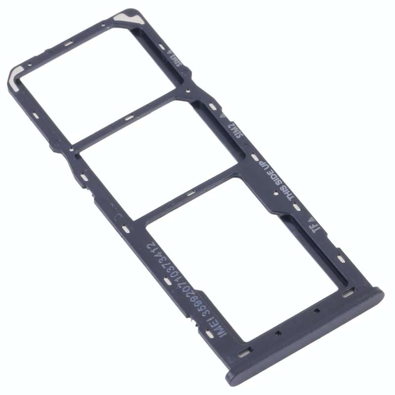 For Alcatel 1V 2021 Original SIM Card Tray + SIM Card Tray + Micro SD Card Tray(Blue)
