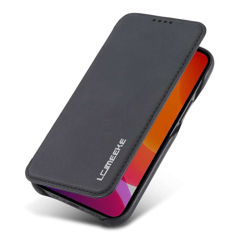 For iPhone 12 mini LC.IMEEKE Hon Ancient Series Horizontal Flip Leather Case with Holder & Card S...