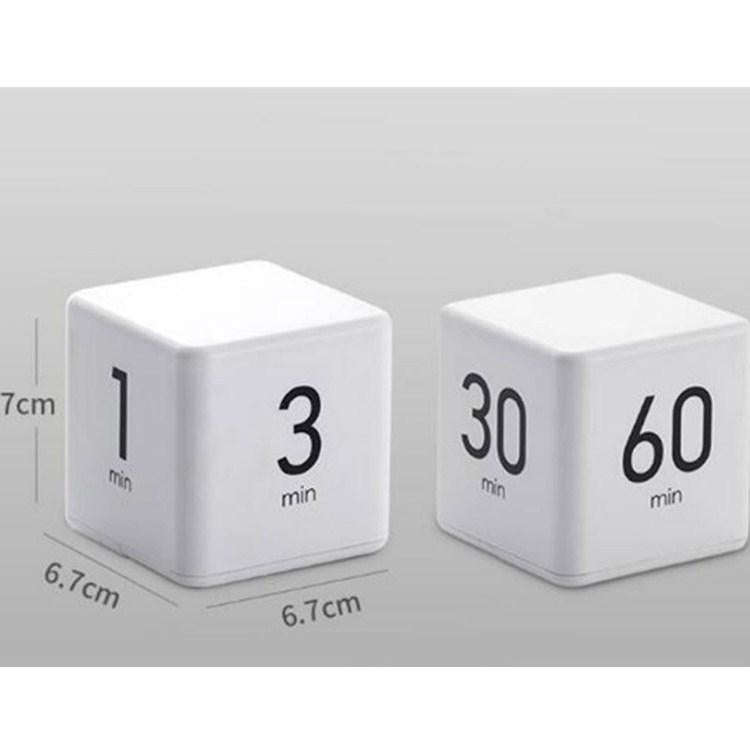 LED Rubiks Cube Time Manager Kitchen Timer, Style:1-3-5-10