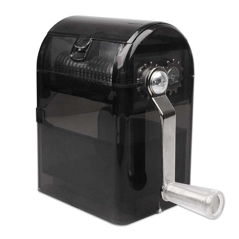 MYQ-053 Hand-cranked Cigarette Grinder Cigarette Puller Plastic Drawer Grinder(Black)