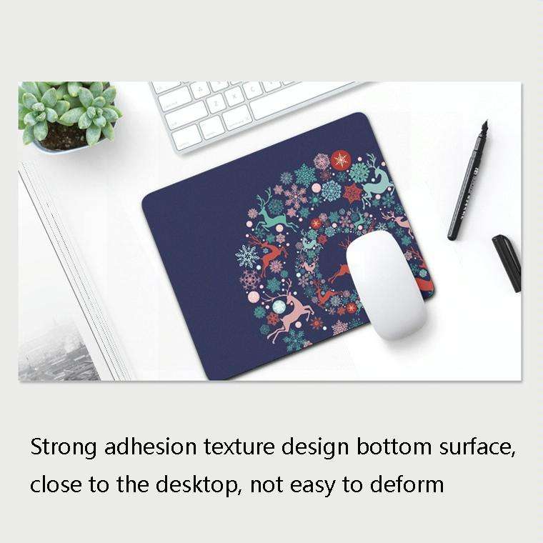 6 PCS Non-Slip Mouse Pad Thick Rubber Mouse Pad, Size: 21 X 26cm(Stunning Pig)