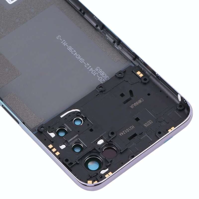 For OPPO A93 5G Battery Back Cover with Middle Frame(Blue)