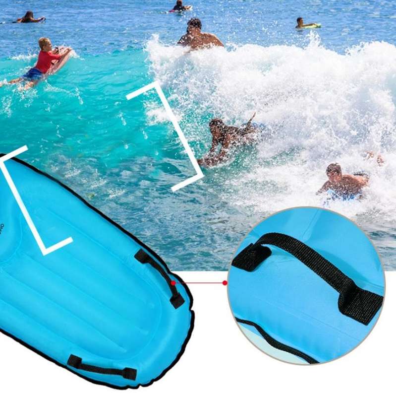OMOUBOI SOFO00O3-H Inflatable Surfboard Children Swimming Buoyancy Bed Foldable Water Ski(Pink)