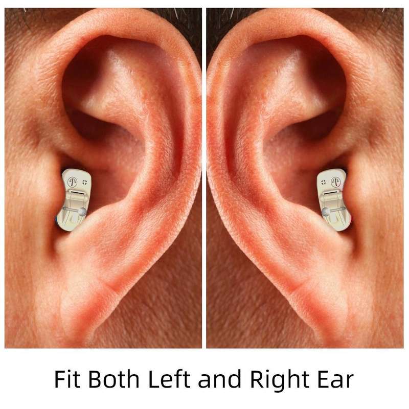 AN127 Invisible In-Ear Hearing Aid Sound Amplifier For The Elderly And Hearing Impaired(Blue Left...