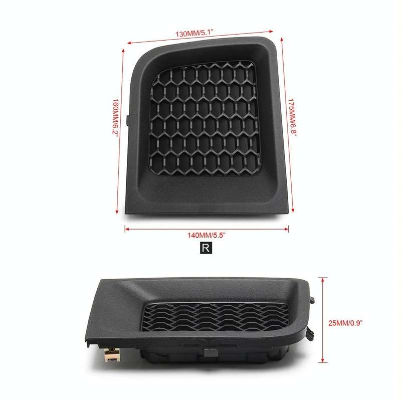 Car Right Front Bumper Lower Grille Bezel Cover for Jeep Renegade