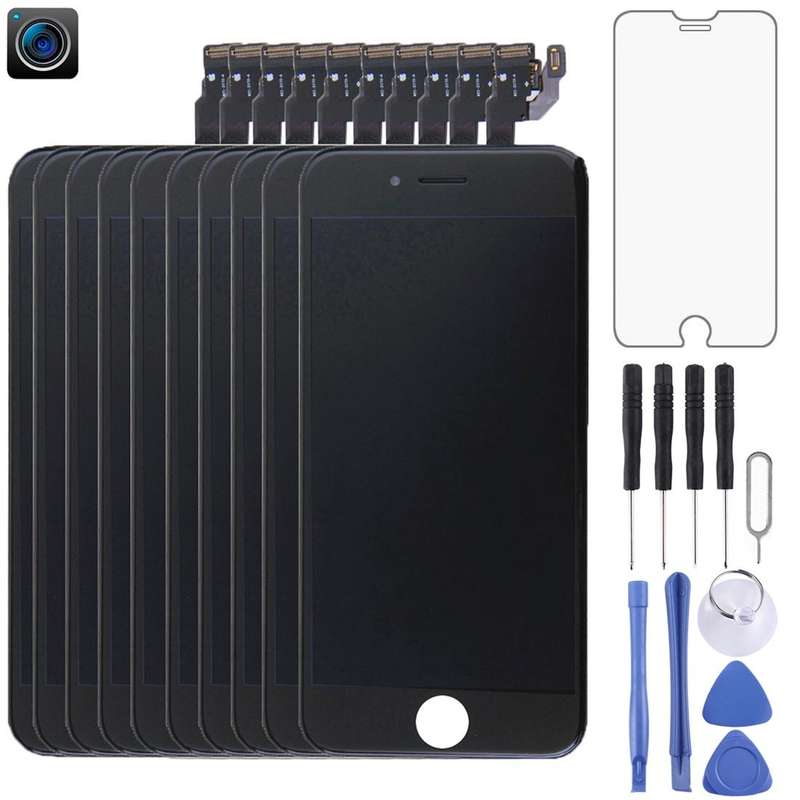 10 PCS TFT LCD Screen for iPhone 6 with Digitizer Full Assembly (Black)