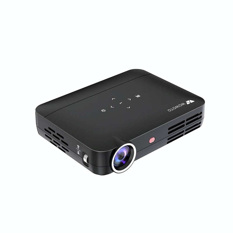 WOWOTO H10S TIDLP DMD 0.45 inch 1280 x 800 4K 500ANSI RGB LED Smart Projector(UK Plug)