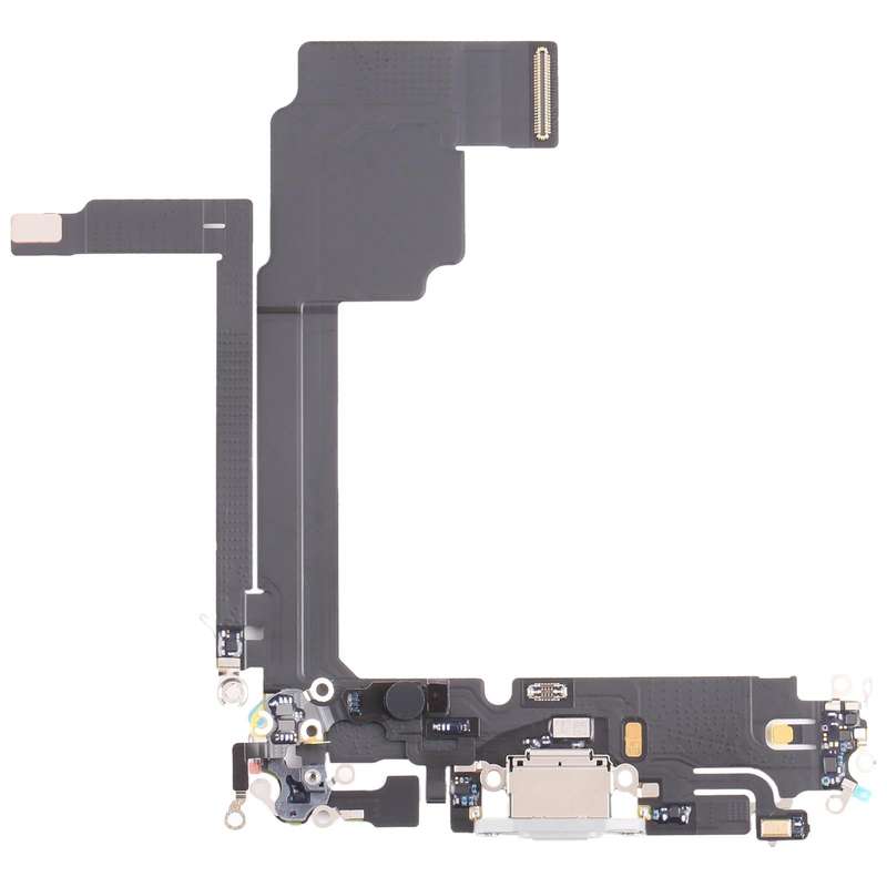 For iPhone 15 Pro Max Original Charging Port Flex Cable (White)