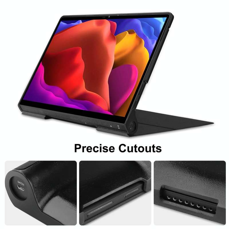 For Lenovo Yoga Pad Pro 13 inch YF K606F Custer Texture Horizontal Flip PU Leather Case with Hold...