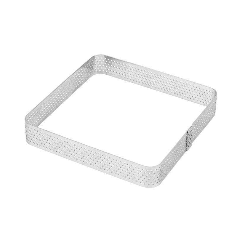 BN1006 Stainless Steel Mousse Circle Thickened Perforated Cake Mold DIY Baking Tools, Specificati...