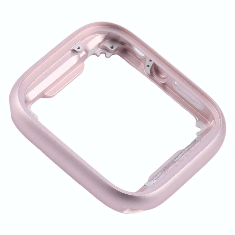 For Apple Watch Series 9 41mm Aluminum Alloy Middle Frame Bezel Plate (Pink)