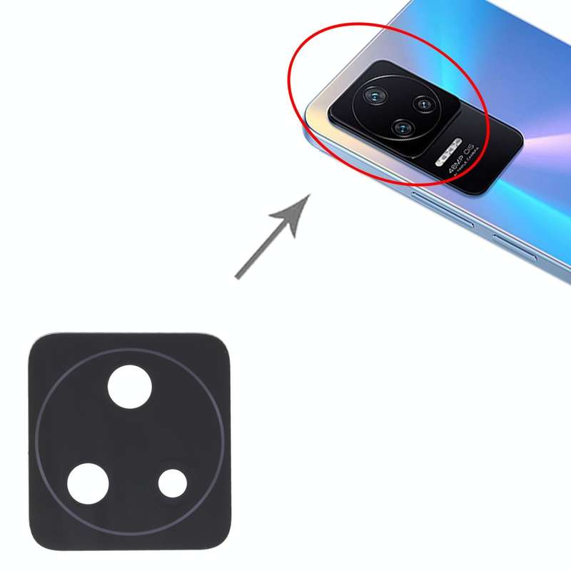 For Xiaomi Redmi K40S/Poco F4 10 PCS Back Camera Lens