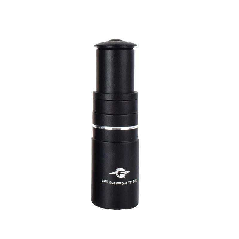 FMFXTR Mountain Bike Handlebar Aluminum Alloy Height Increaser, Increase Height:8.5cm(Black)