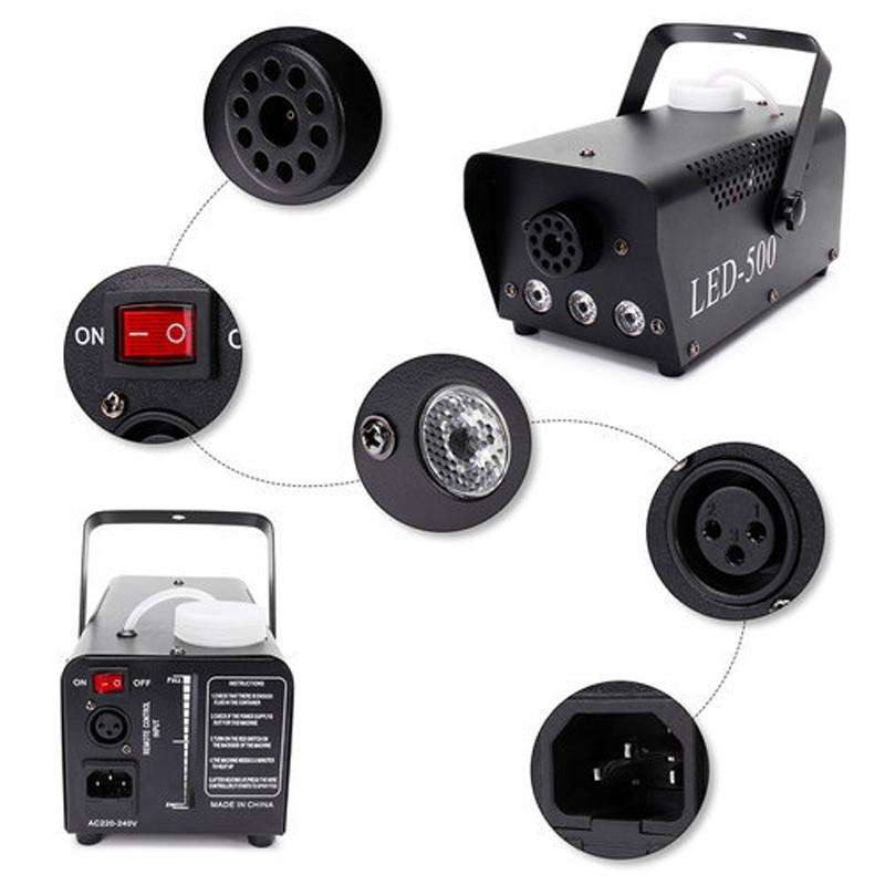 ZQ-B317 500W LED Full Color Remote Control Fog Machine Color Smoke Generator Stage Lighting Bar L...