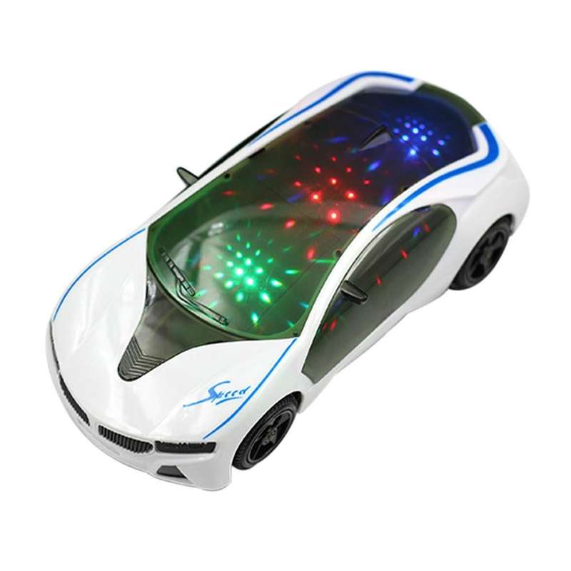3D Supercar Style Electric Toy With Wheel Lights Music Singing Kids Boys Girls Gift Electric Univ...