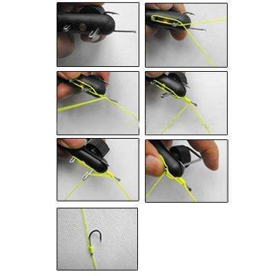 Hand Movement Tie The Hook Device Knotter(Gold)
