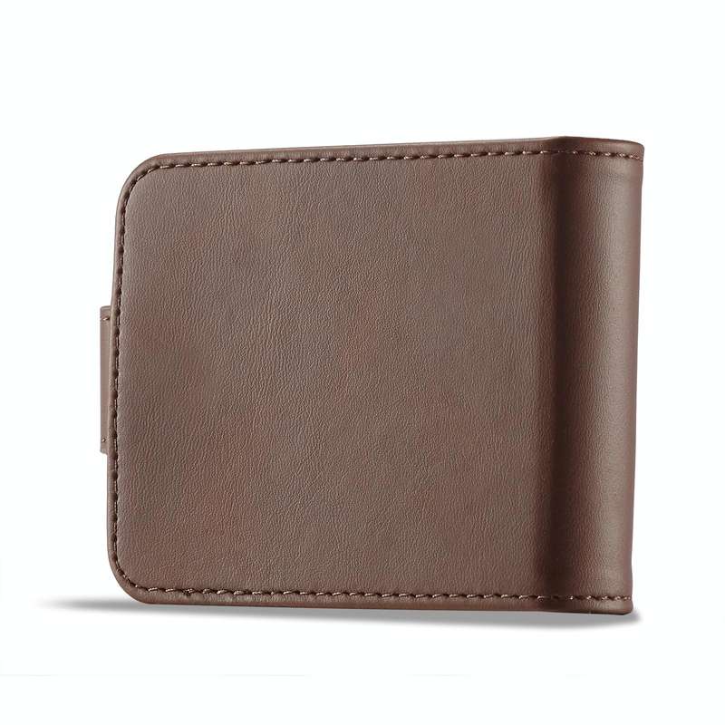 For Samsung Galaxy Z Flip4 5G LC.IMEEKE Calf Texture Leather Phone Case(Brown)