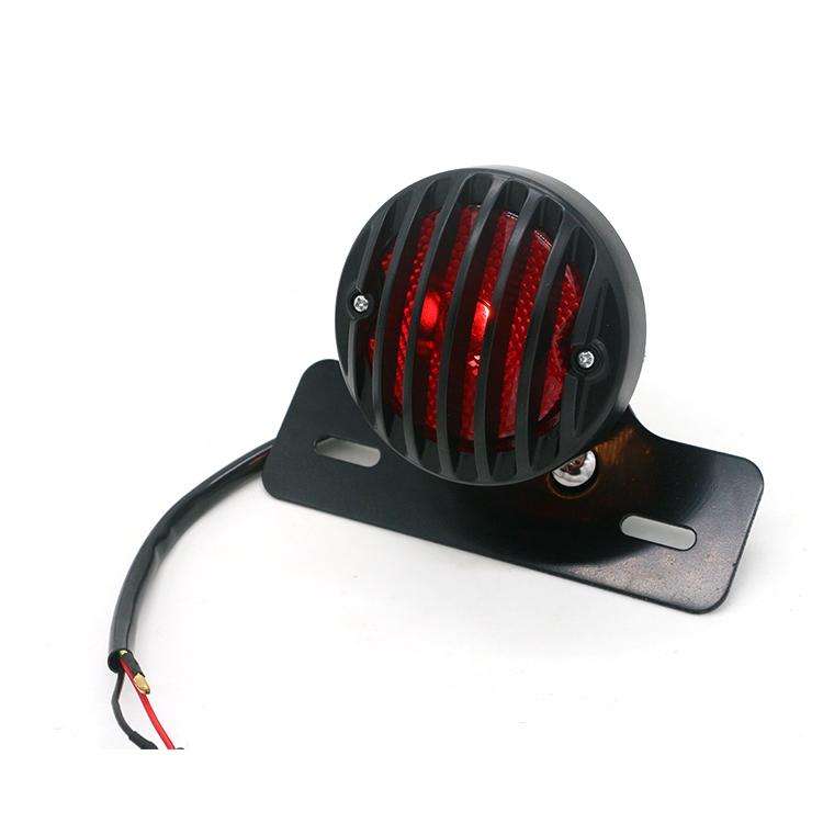 Motorcycle Accessories Retro Waning Tail Light Electric Car Brake Light Card Frame Light Modified...