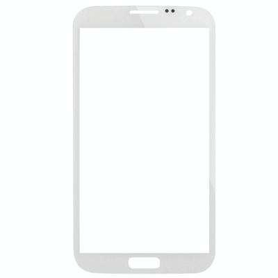 For Samsung Galaxy Note II / N7100 10pcs Front Screen Outer Glass Lens (White)