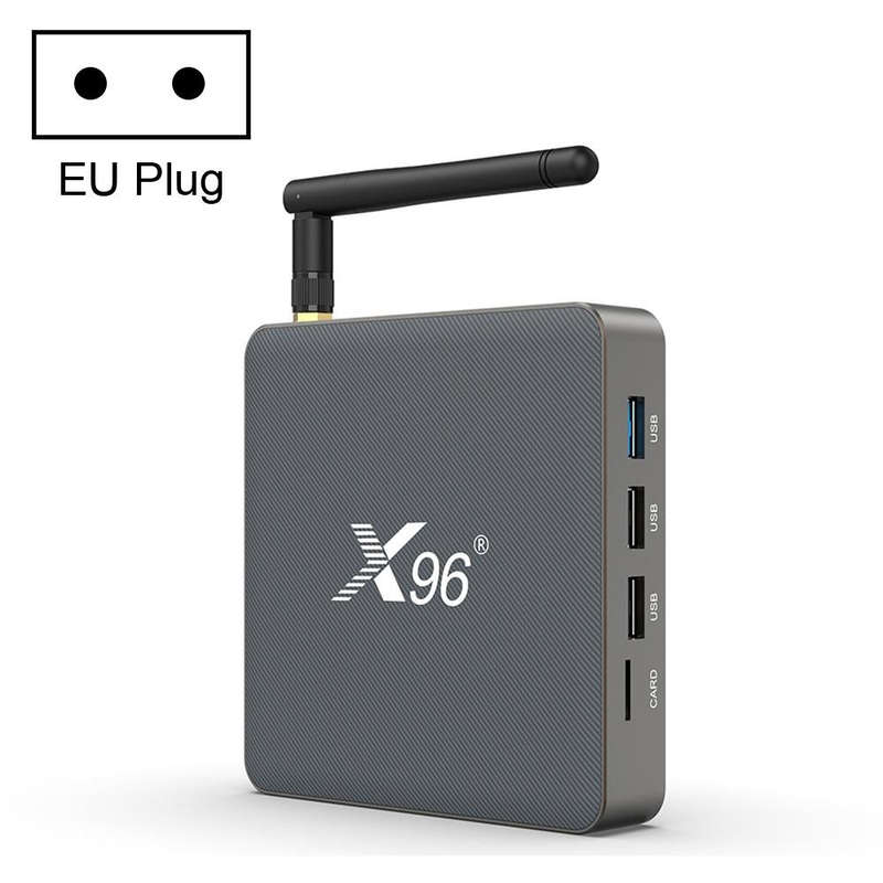 X96 X6 8K Smart TV BOX Android 11.0 Media Player, RK3566 Quad Core ARM Cortex A55, RAM: 4GB, ROM:...