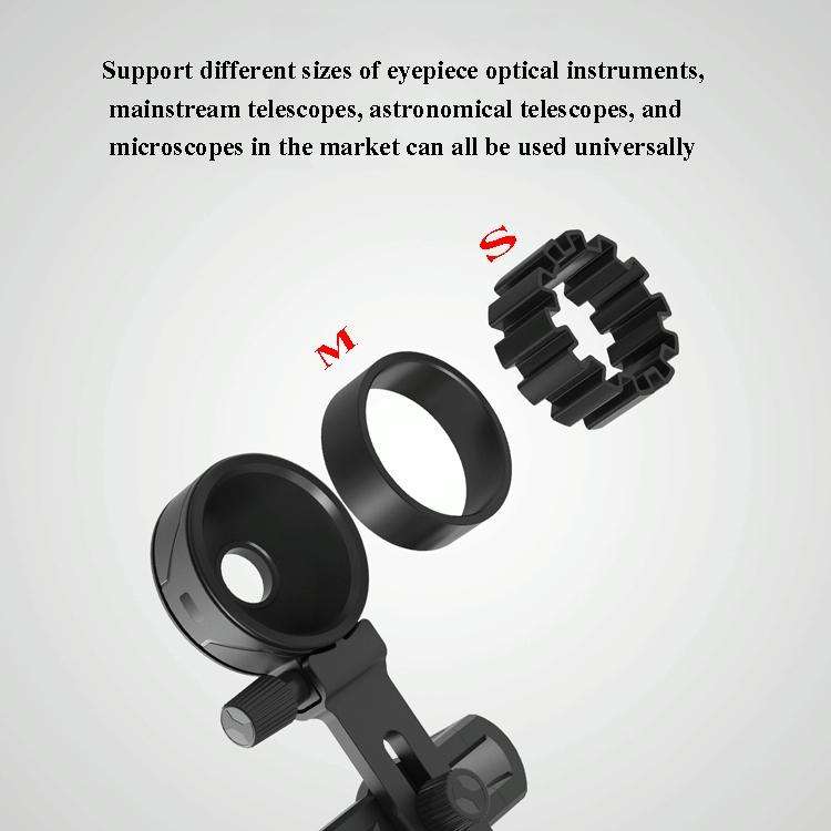 Eyeskey Telescope Phone Holder Camera Holder Telescope Universal Astronomical Mirror Phone Clip, ...