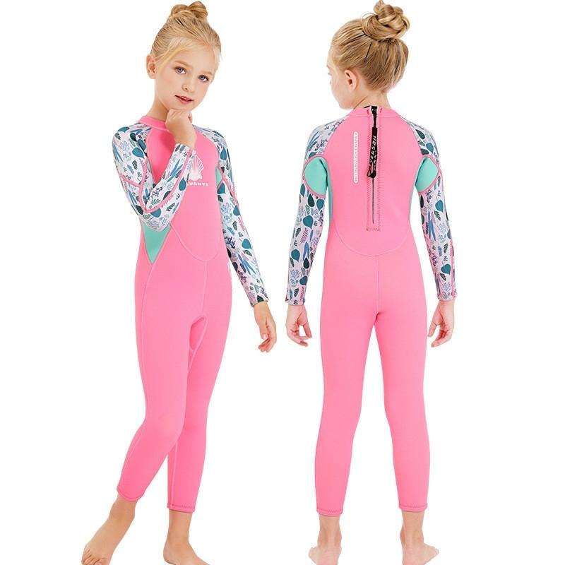 DIVE & SAIL M150556K Shell Pattern Children Diving Suit One-piece Swimsuit Snorkeling Surfing Ant...