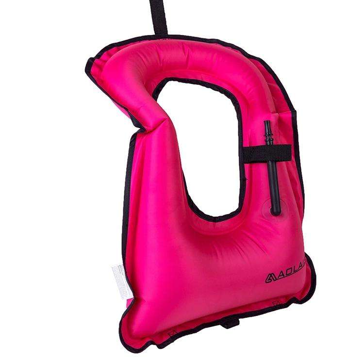 Adult Portable Snorkeling Buoyancy Inflatable Vest Life Jacket Swimming Equipment, Size:650*450mm...