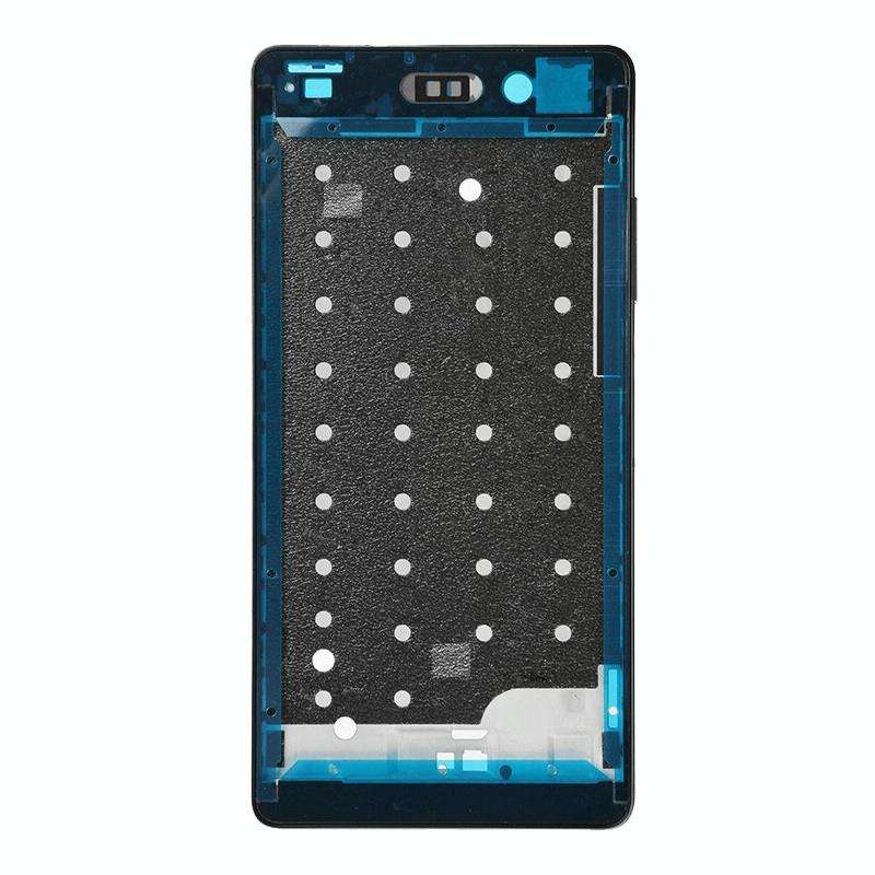 Front Housing Screen Frame Bezel for Huawei Ascend P8 Lite(Black)