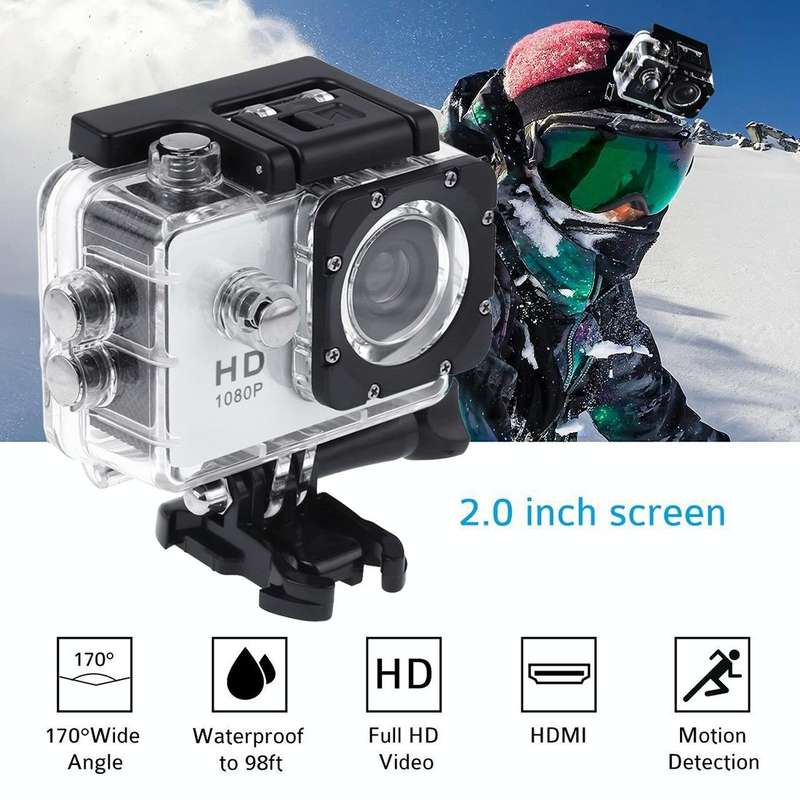 SJ4000 Full HD 1080P 2.0 inch LCD Sports Camcorder DV with Waterproof Case, Generalplus 6624, 30m...