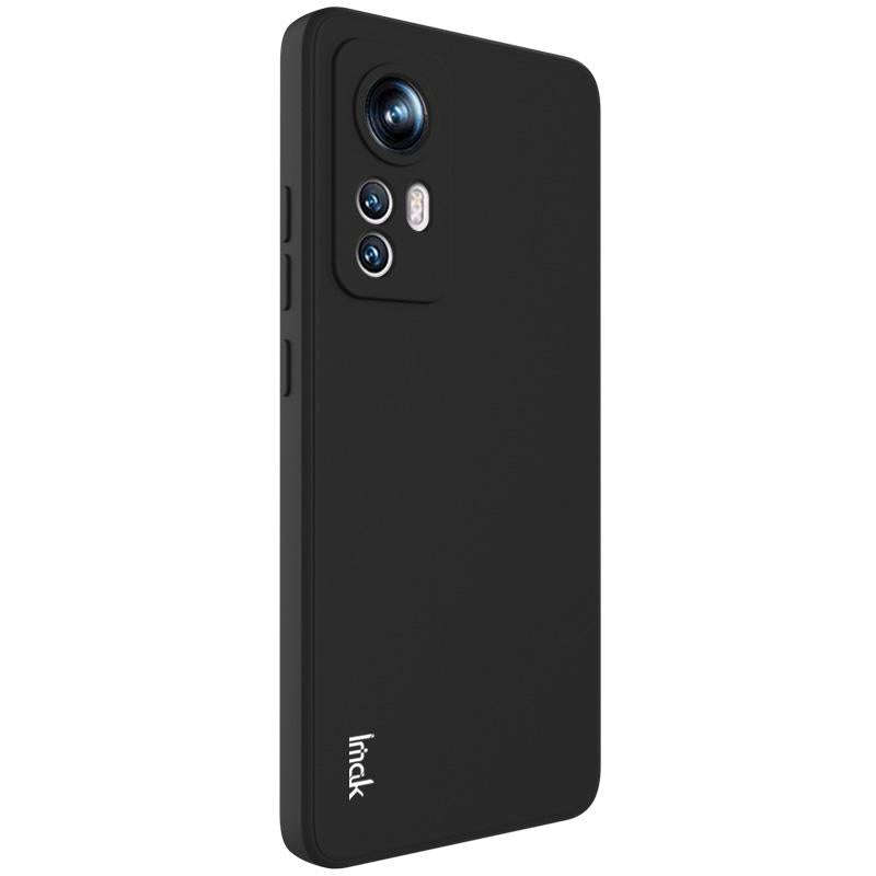 For Xiaomi 12 / 12X IMAK UC-4 Series Straight Edge TPU Soft Phone Case(Black)