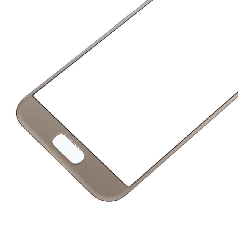 For Galaxy A3 (2017) / A320  Front Screen Outer Glass Lens (Gold)