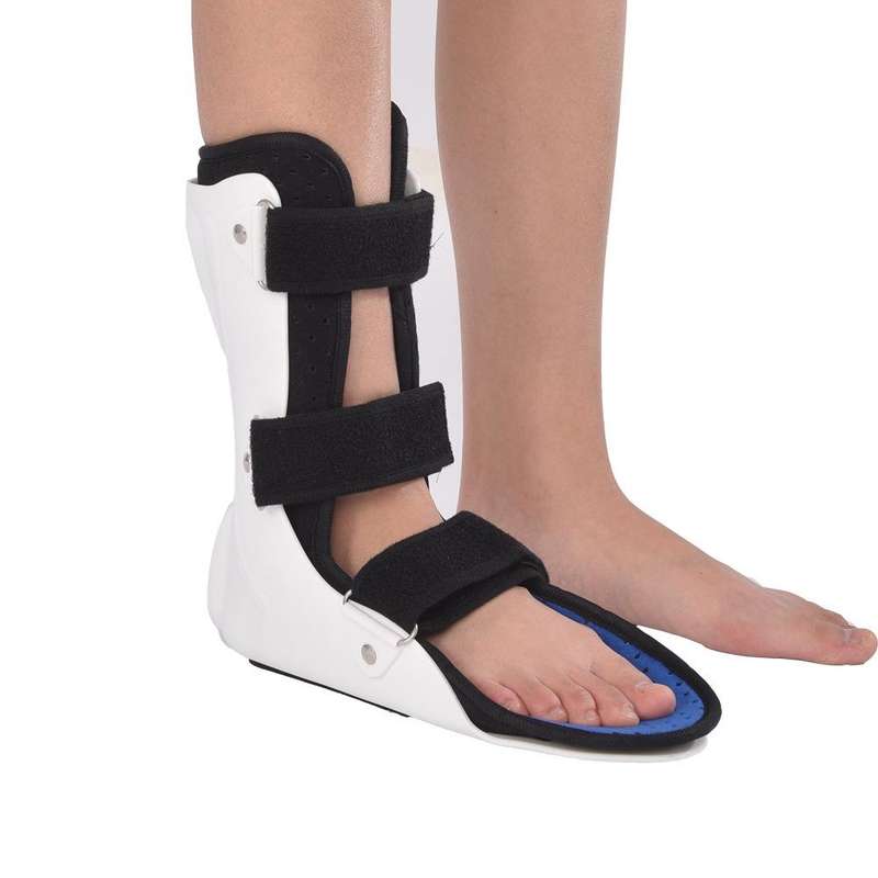 Calf Ankle Fracture Sprain Fixation Brace Plaster Shoe Foot Support Brace, Size: S Left(Short Sec...