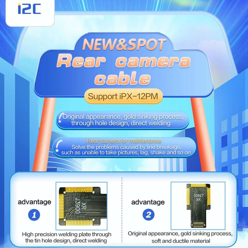 For iPhone 12 Pro i2C Back Facing Ultra Wide Camera Cable